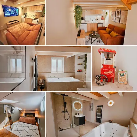 Nid Cosy - Balneo, Lit King Size & Ambiance Cinema * Angoulême