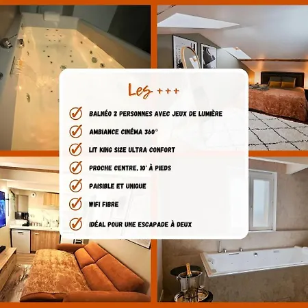 Nid Cosy - Balneo, Lit King Size & Ambiance Cinema Apartamento *